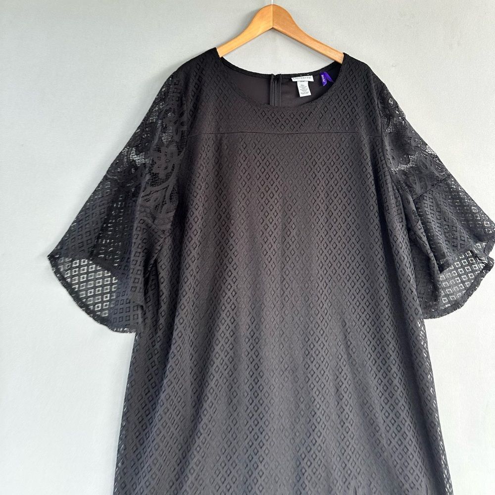🎉5 for $45🎉 Catherines lace black dress size 3XWP - Picture 3 of 8
